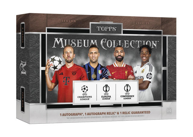 2024/25 Topps UEFA Club Competitions Museum Collection Soccer Hobby Box