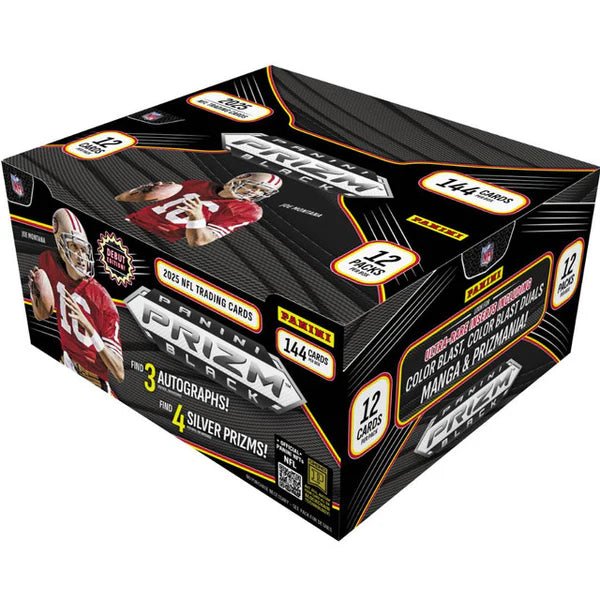 2025 Panini Prizm Black Football Hobby Box (SALE) - CardVault Collections