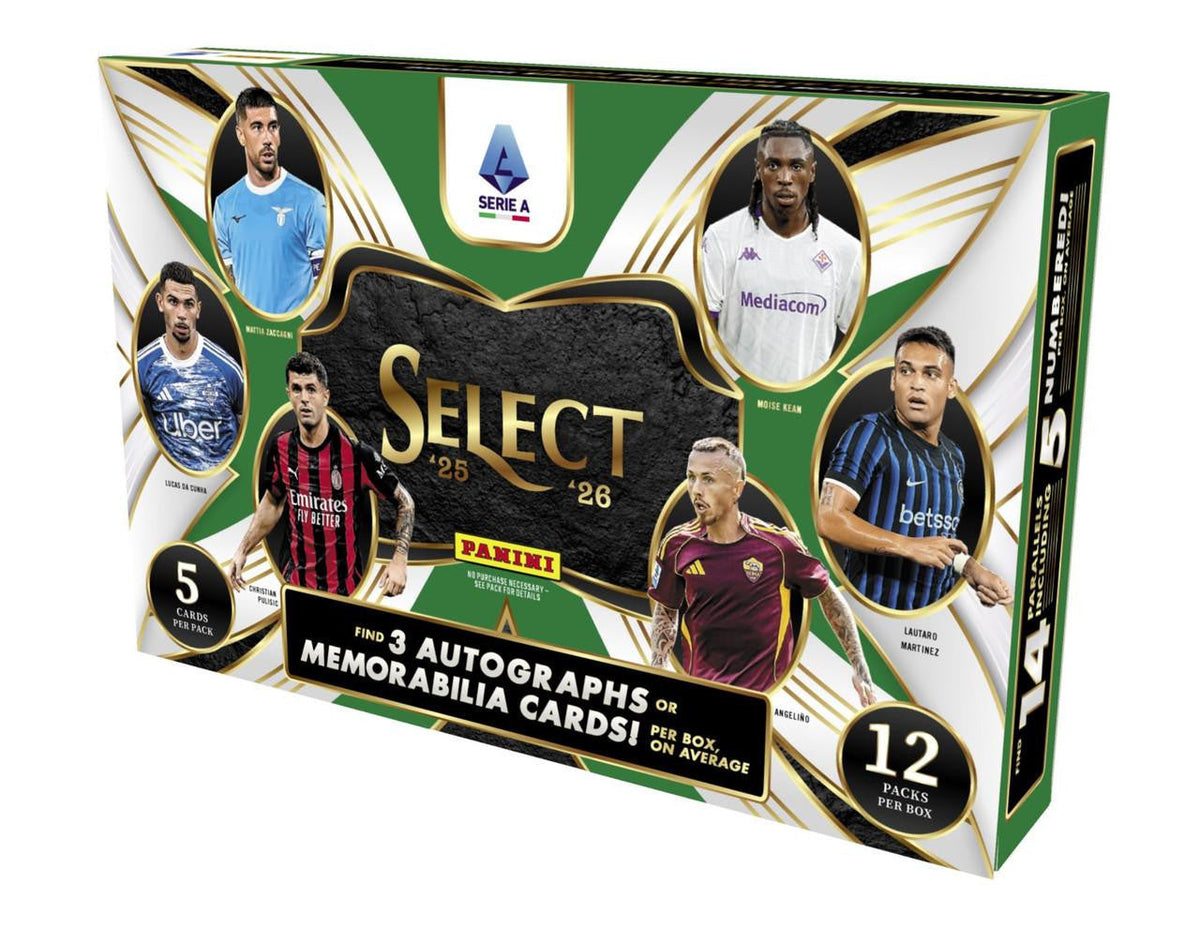 2025/26 Panini Select Serie A Soccer Hobby Box
