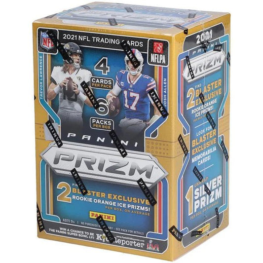 2021 Panini Prizm Football Blaster Box (Orange Ice Prizms!) (Fanatics) - CardVault Collections
