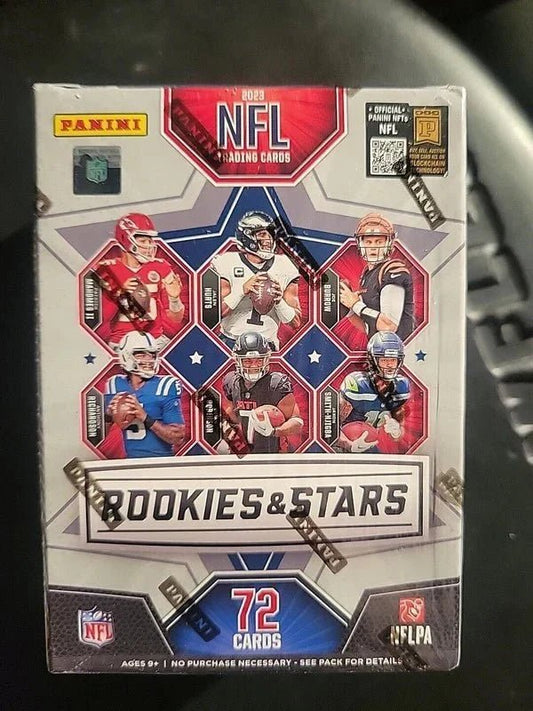 2023 Panini Rookies & Stars Football Blaster Box (Red & Red Plaid Parallels) - CardVault Store