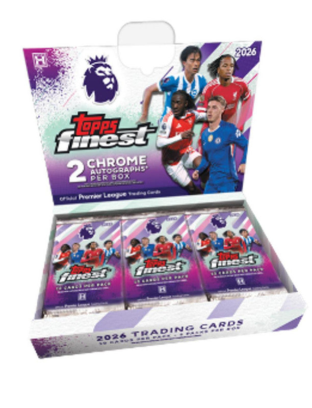 2025/26 Topps Finest EPL Soccer Hobby Box
