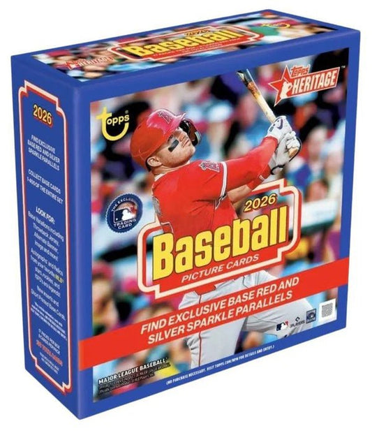 2026 Topps Heritage Baseball Mega Box - CardVault Collections
