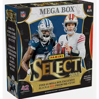2023 Panini Select Football Mega Box (Black & Red Prizms!)