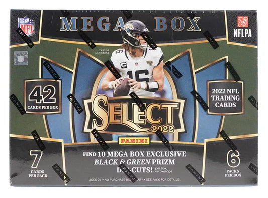 2022 Panini Select Football Mega Box (Black & Green Die-Cuts!)