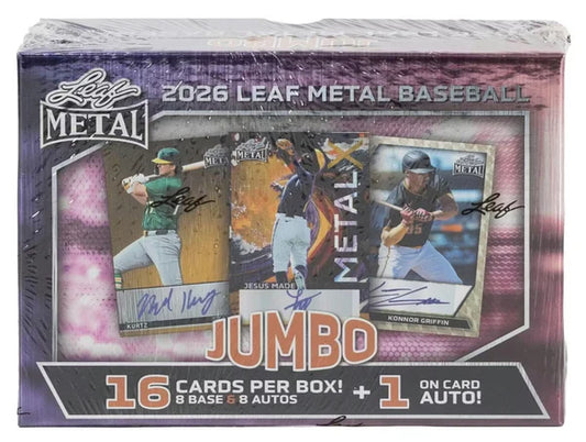 2026 Leaf Metal Baseball Hobby Jumbo Box (SALE)