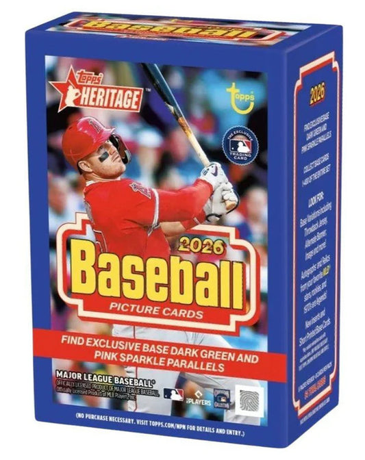 2026 Topps Heritage Baseball Blaster Box