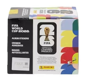 2026 Panini FIFA World Cup Soccer 50-Pack Sticker Box