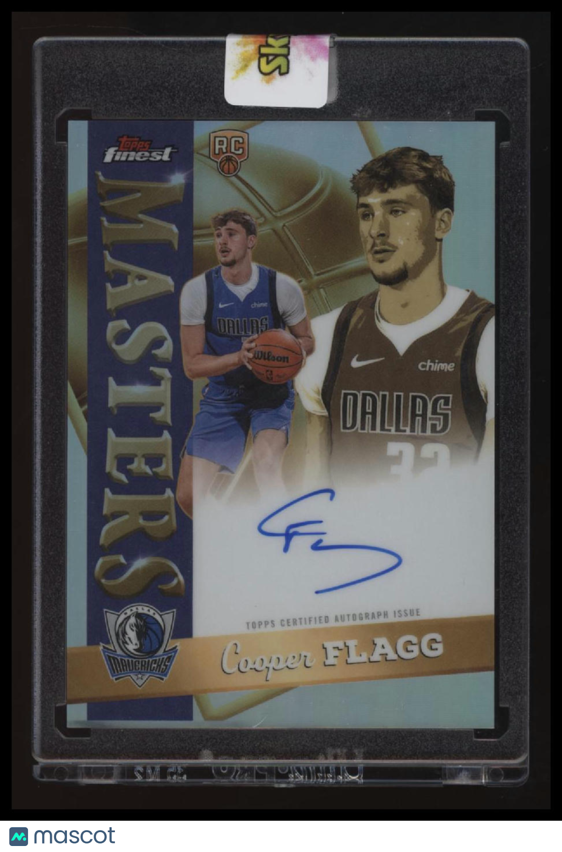 2025-26 Finest Cooper Flagg Masters Autographs Refractor w/ Scratch