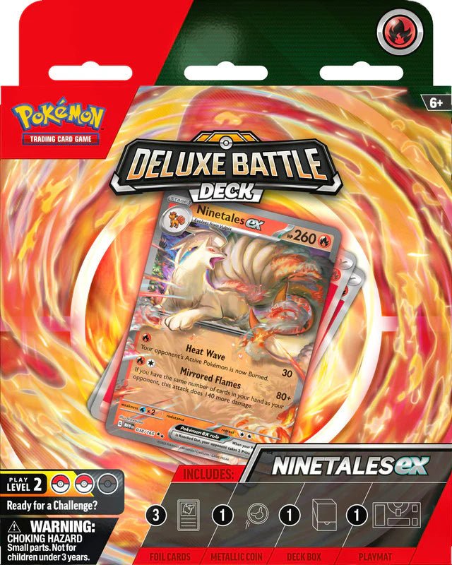 Pokemon Scarlet and Violet: Ninetales EX Deluxe Battle Deck - CardVault Collections